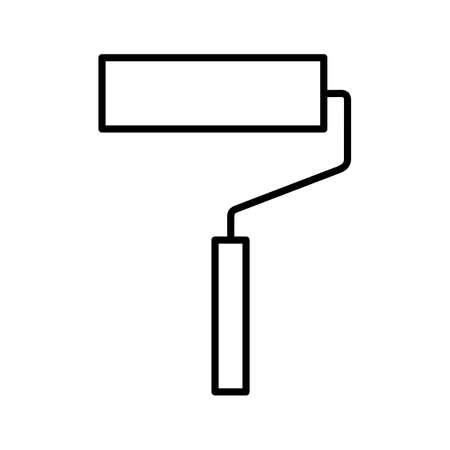 paint roller iconのイラスト素材