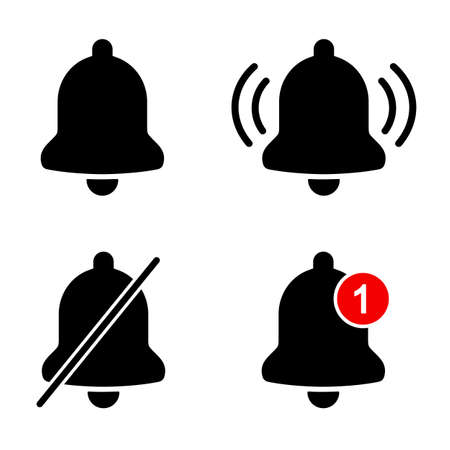 bell, alarm icon