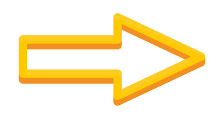 arrow on a white backgroundのイラスト素材