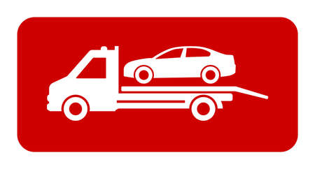 auto help - car towingのイラスト素材