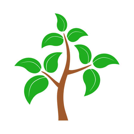 twig on a white backgroundのイラスト素材