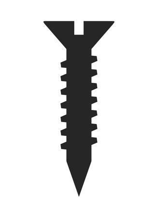 screw icon on white backgroundのイラスト素材