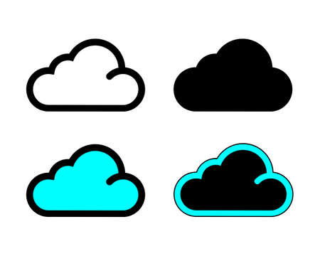 cloud iconのイラスト素材