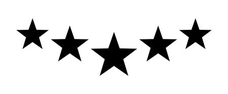 stars on a white background