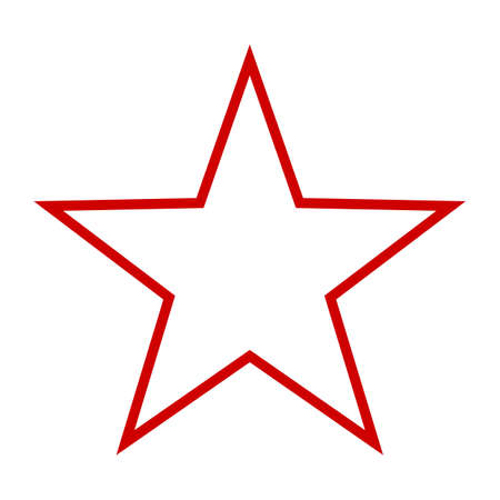 star on a white backgroundのイラスト素材