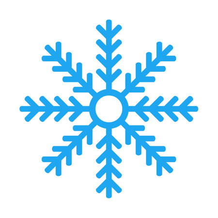 snowflake iconのイラスト素材