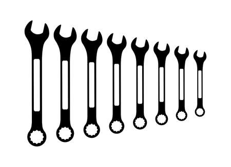 key on white background - iconのイラスト素材