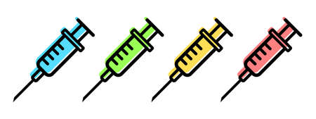 syringe iconのイラスト素材