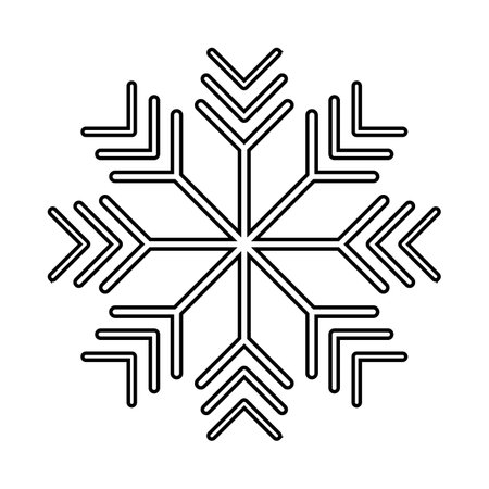 snowflake iconのイラスト素材