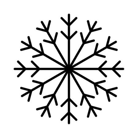 snowflake iconのイラスト素材