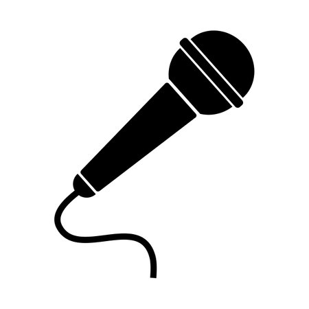 microphone iconのイラスト素材
