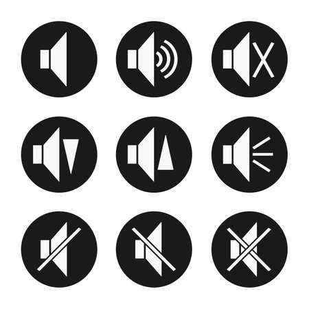 loudspeaker iconのイラスト素材