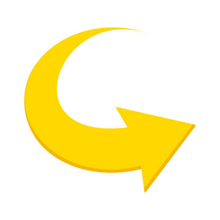 arrow on a white backgroundのイラスト素材