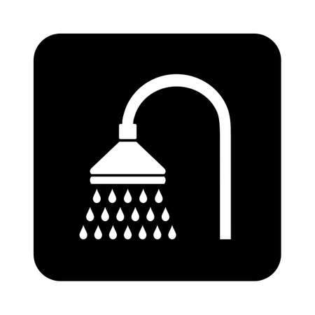 shower iconのイラスト素材
