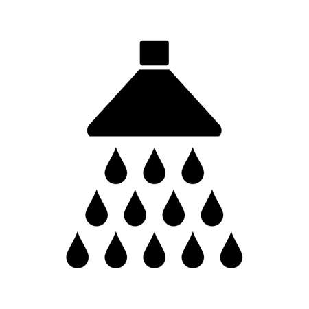 shower iconのイラスト素材