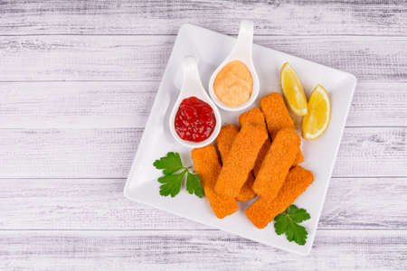 fish sticksの写真素材