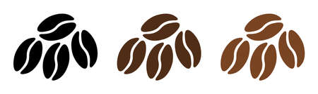 coffee beans iconのイラスト素材