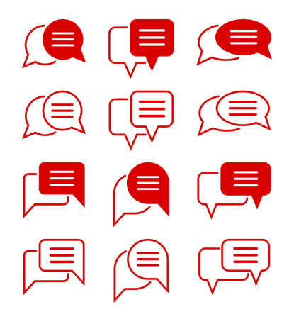 chat iconのイラスト素材