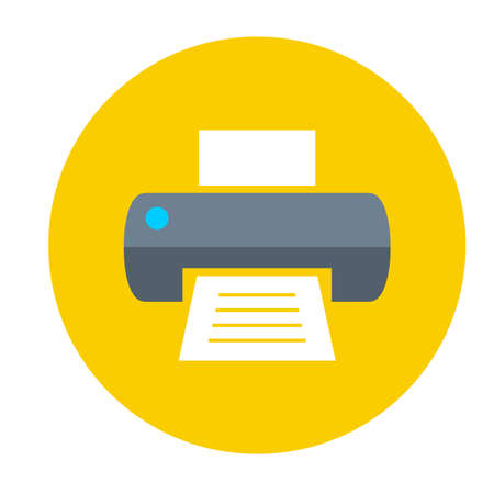 printer iconのイラスト素材