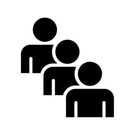People icon, vector illustration. Flat design style eps 10.のイラスト素材