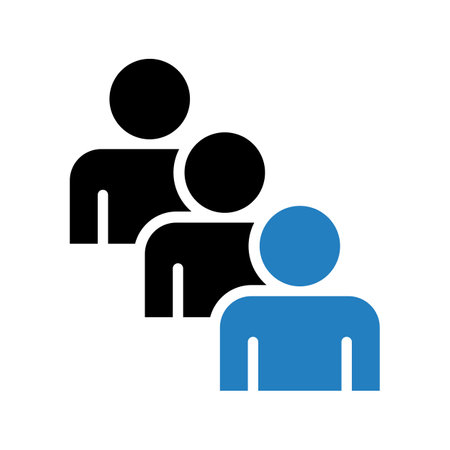 People Icon. Flat style eps 10. People Icon for web designのイラスト素材