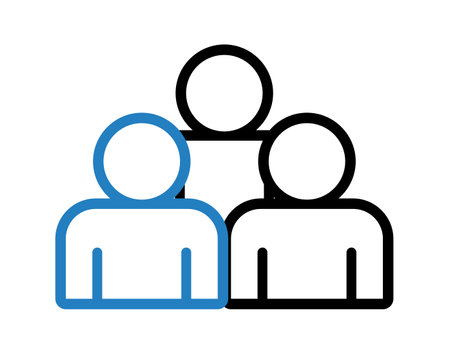 Symbol, people icon. vector file.のイラスト素材