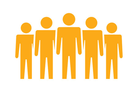 Symbol, people icon. vector file.のイラスト素材