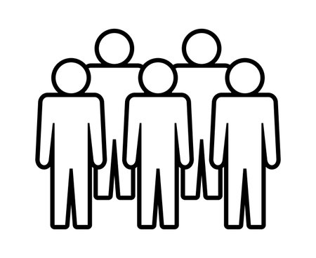 Symbol, people icon. vector file.のイラスト素材