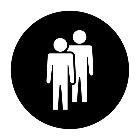 Symbol, people icon. vector file.のイラスト素材