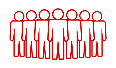 Symbol, people icon. vector file.のイラスト素材