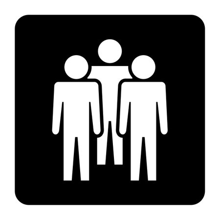 Symbol, people icon. vector file.