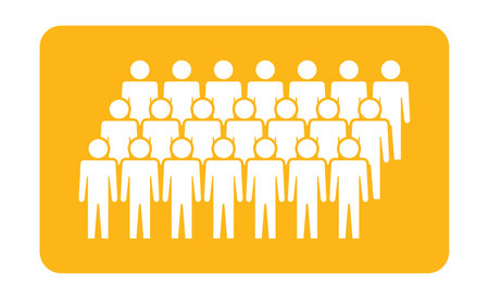 Symbol, people icon. vector file.のイラスト素材