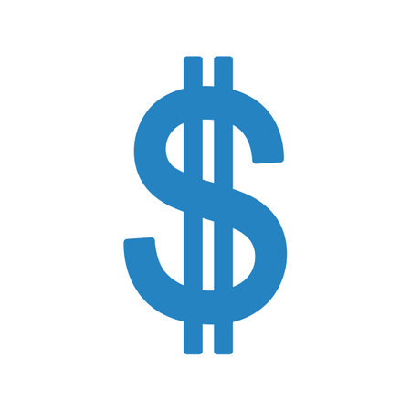 Dollar sign icon. USD currency symbol. Flat design style.のイラスト素材
