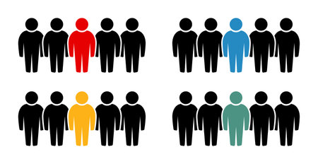 Symbol, people icon. vector file.のイラスト素材