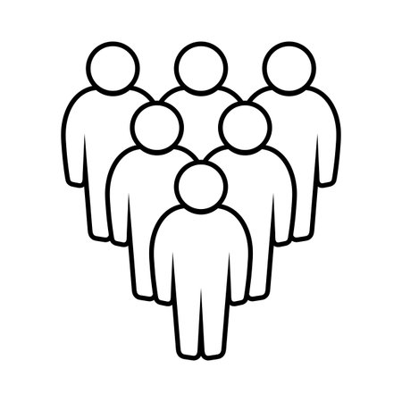 Symbol, people icon. vector file.のイラスト素材