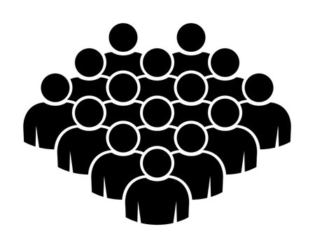 Symbol, people icon. vector file.のイラスト素材