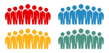 Symbol, people icon. vector file.のイラスト素材