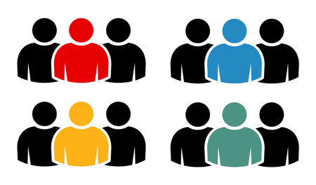 Symbol, people icon. vector file.のイラスト素材