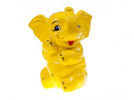 Elephant isolated on a white background.の写真素材