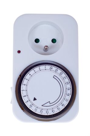Timer isolated on white background.