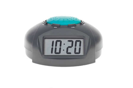 Object on white electronic clockの写真素材