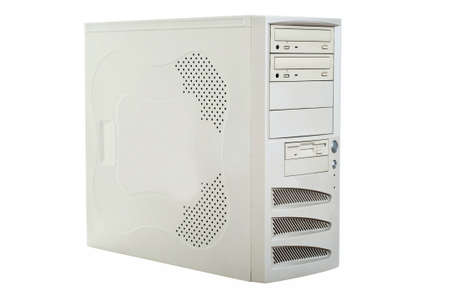 Personal computer isolated on the white background