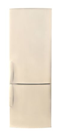 Refrigerator on isolated background double door の写真素材