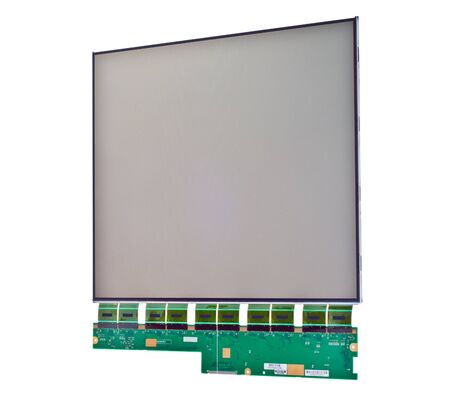 Liquid crystal display isolated on whiteの写真素材