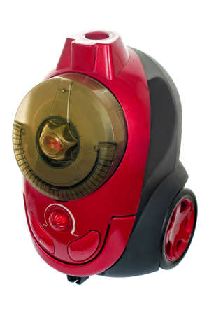 Vacuum cleaner on clean white backgroundの写真素材