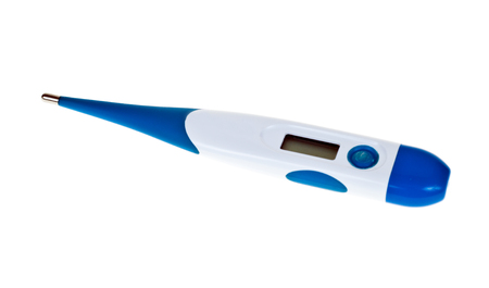 On a photo a thermometer