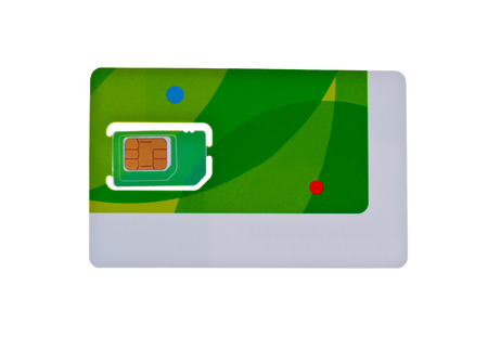 SIM cards for cell phonesの写真素材