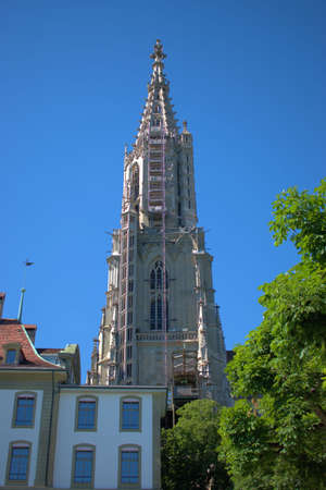 Popular catholic church in the center of Bern in Switzerland 21.5.2020のeditorial素材
