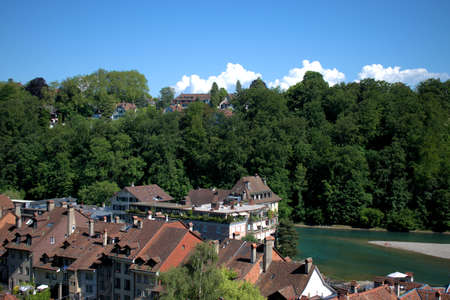 Countryside around the city of Bern in Switzerland 21.5.2020のeditorial素材
