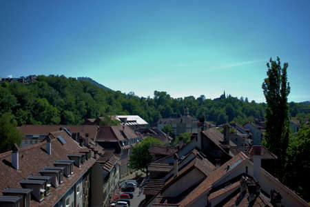 Countryside around the city of Bern in Switzerland 21.5.2020のeditorial素材